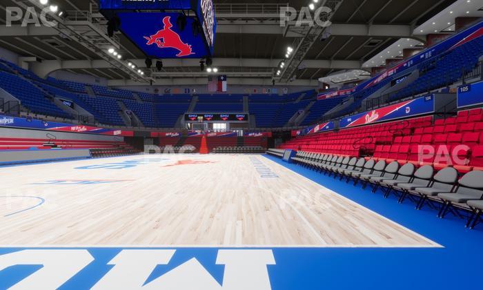 Moody Coliseum - Section East Floor Seat View