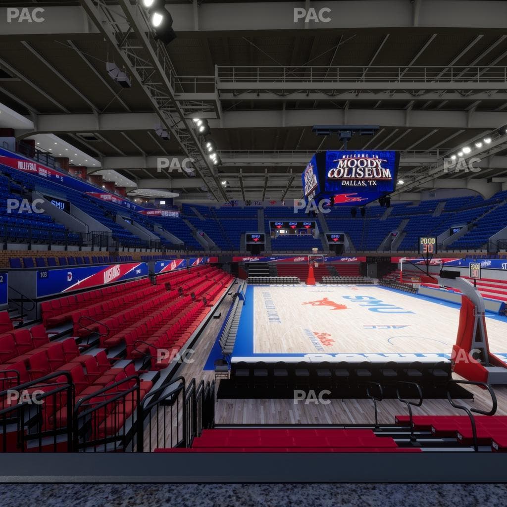 Moody Coliseum - Section Loge 1 Seat View