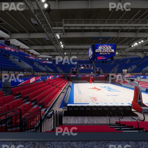 Moody Coliseum - Section Loge 1 Seat View