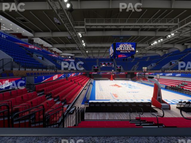 Moody Coliseum - Section Loge 1 Seat View Moody Coliseum - Section Loge 1 Seat View