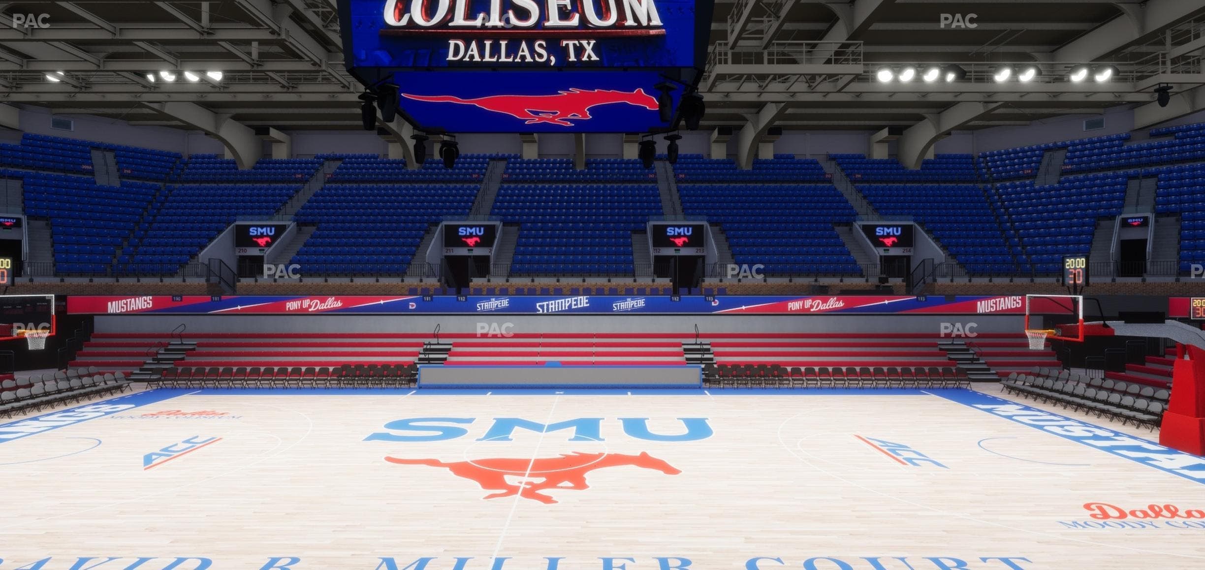 Moody Coliseum - Section Loge 10 Seat View