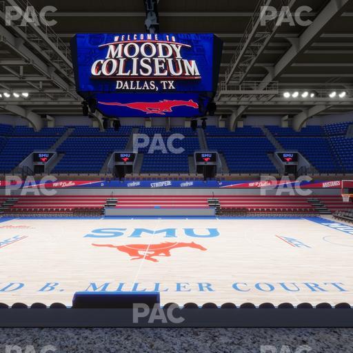 Moody Coliseum - Section Loge 10 Seat View