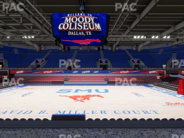 Moody Coliseum - Section Loge 10 Seat View Moody Coliseum - Section Loge 10 Seat View