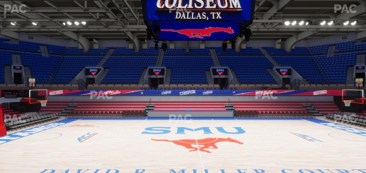 Moody Coliseum - Section Loge 11 Seat View