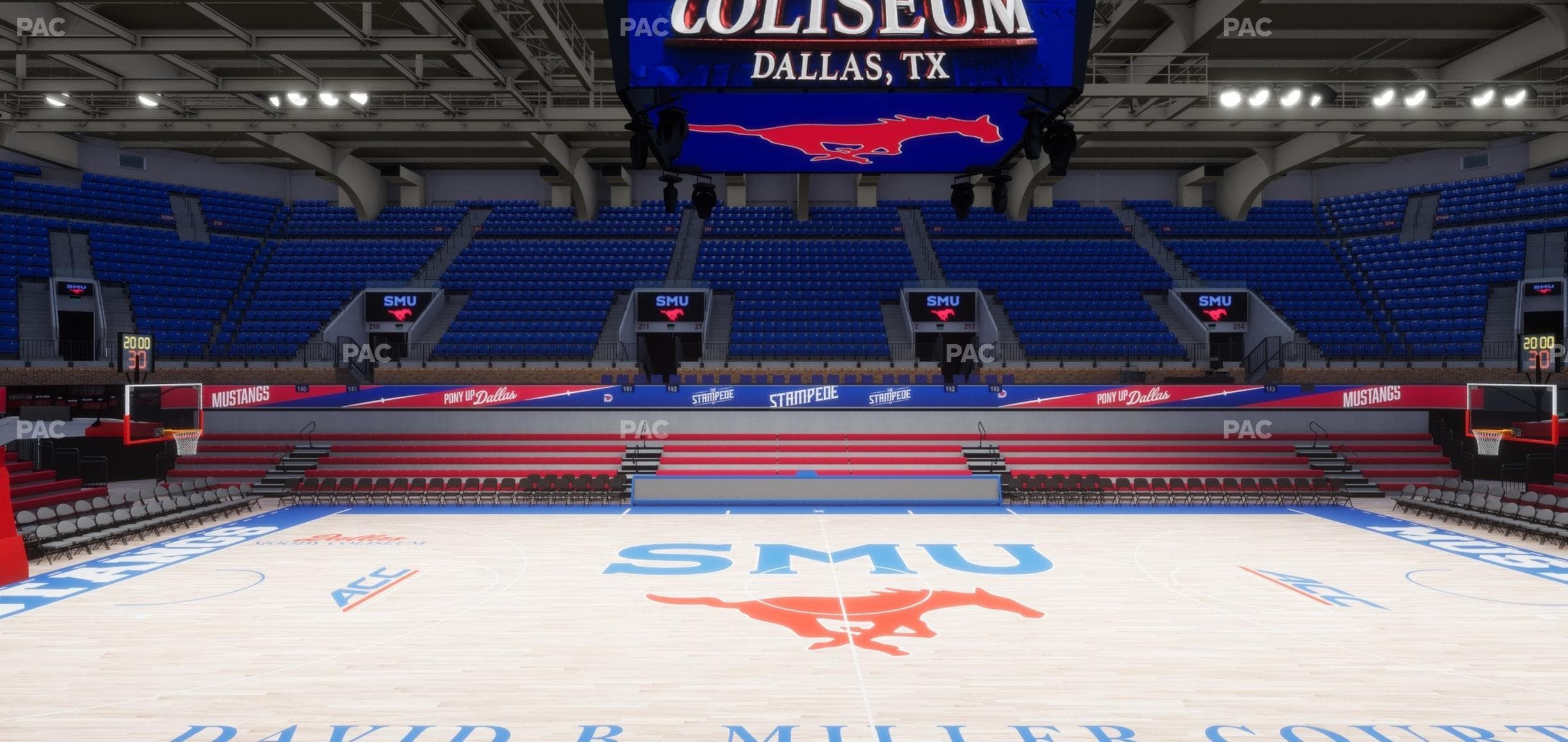Moody Coliseum - Section Loge 11 Seat View