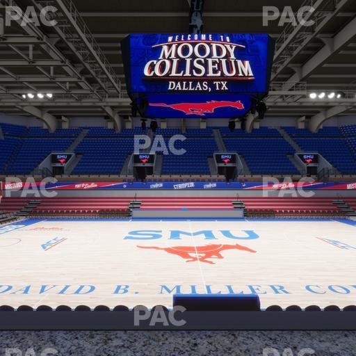 Moody Coliseum - Section Loge 11 Seat View