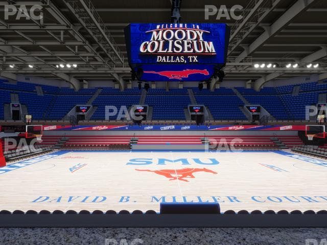 Moody Coliseum - Section Loge 11 Seat View