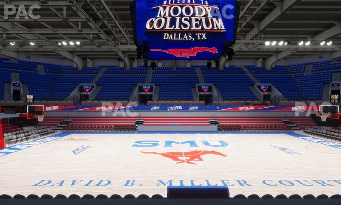 Moody Coliseum - Section Loge 11 Seat View