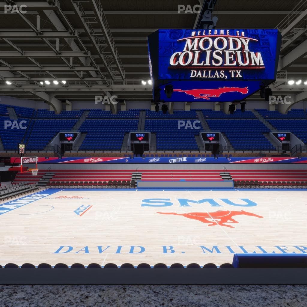 Moody Coliseum - Section Loge 12 Seat View
