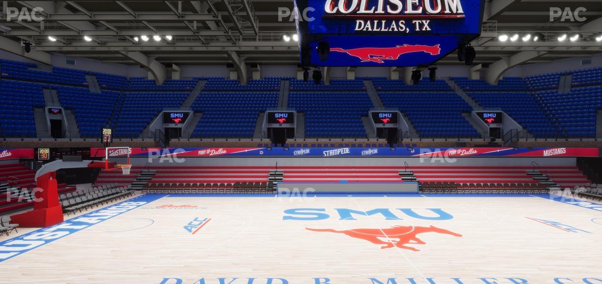 Moody Coliseum - Section Loge 12 Seat View