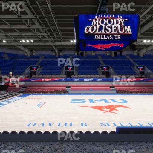 Moody Coliseum - Section Loge 12 Seat View