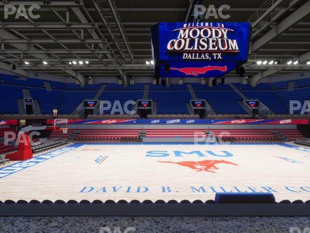 Moody Coliseum - Section Loge 12 Seat View Moody Coliseum - Section Loge 12 Seat View