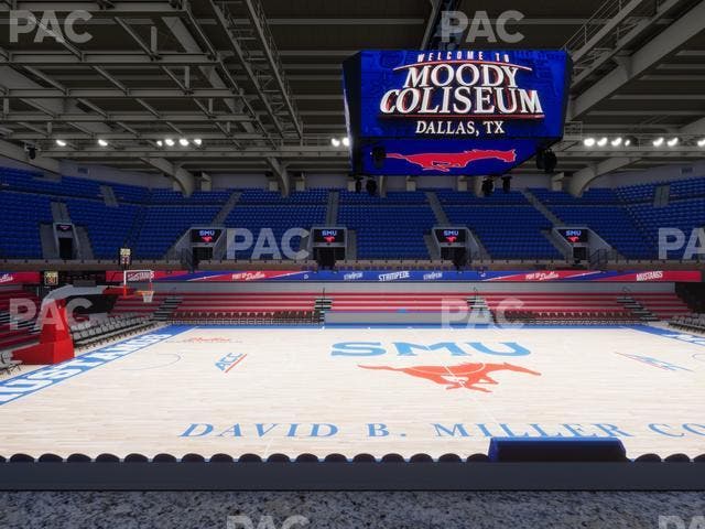 Moody Coliseum - Section Loge 12 Seat View