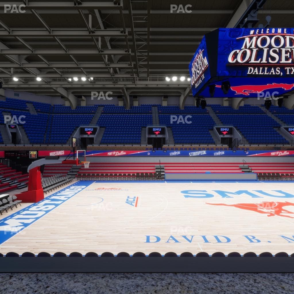 Moody Coliseum - Section Loge 13 Seat View