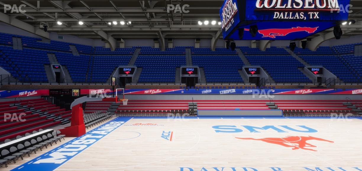 Moody Coliseum - Section Loge 13 Seat View