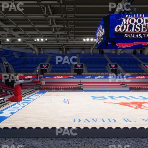 Moody Coliseum - Section Loge 13 Seat View