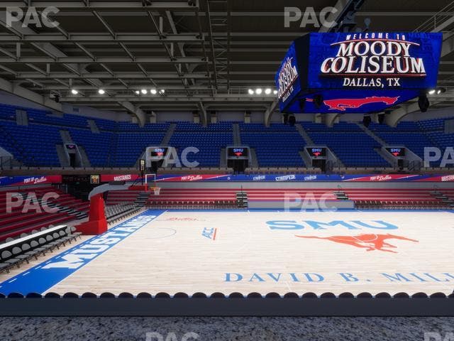 Moody Coliseum - Section Loge 13 Seat View