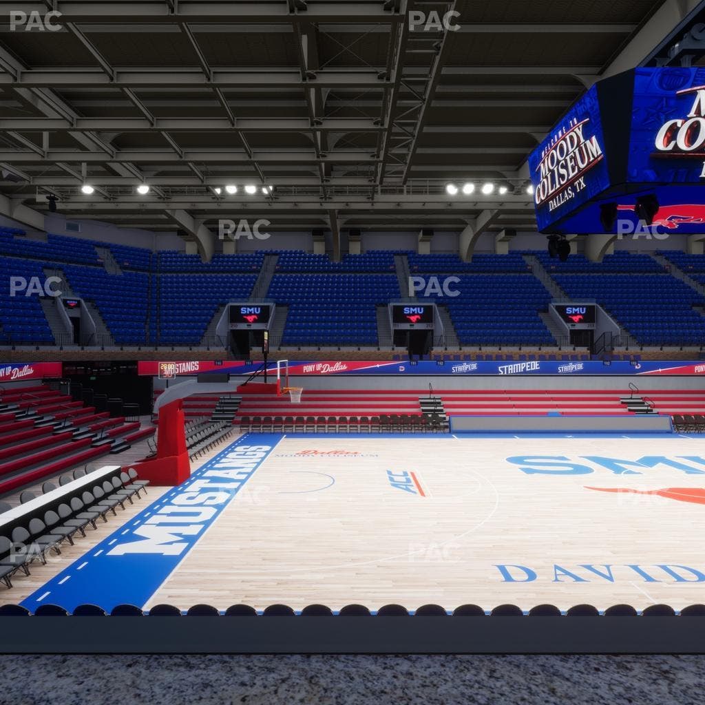 Moody Coliseum - Section Loge 14 Seat View