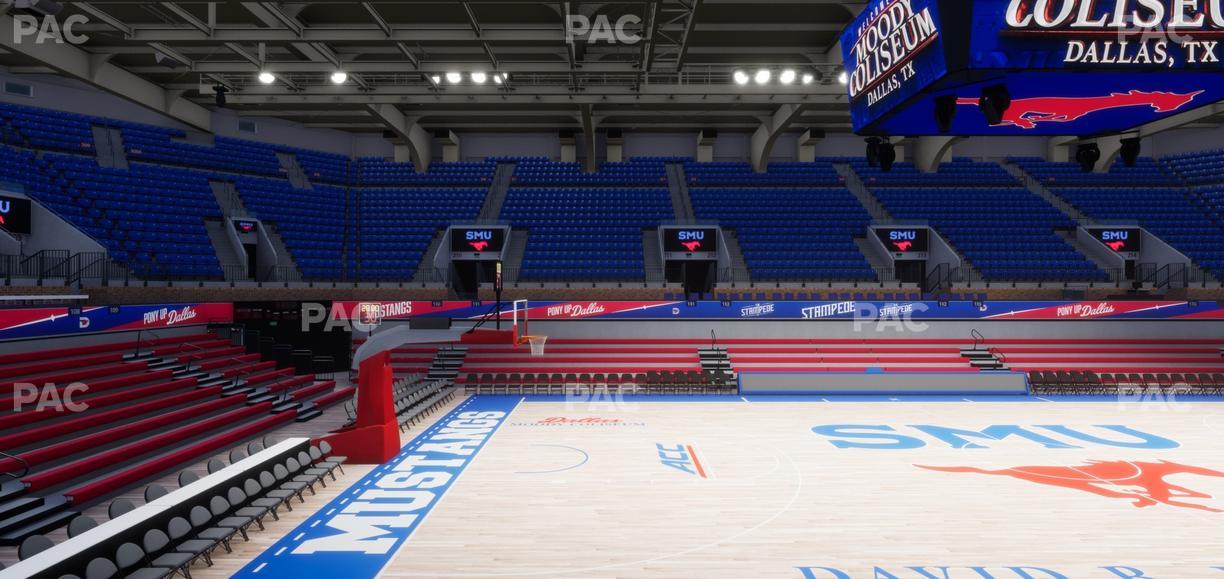 Moody Coliseum - Section Loge 14 Seat View