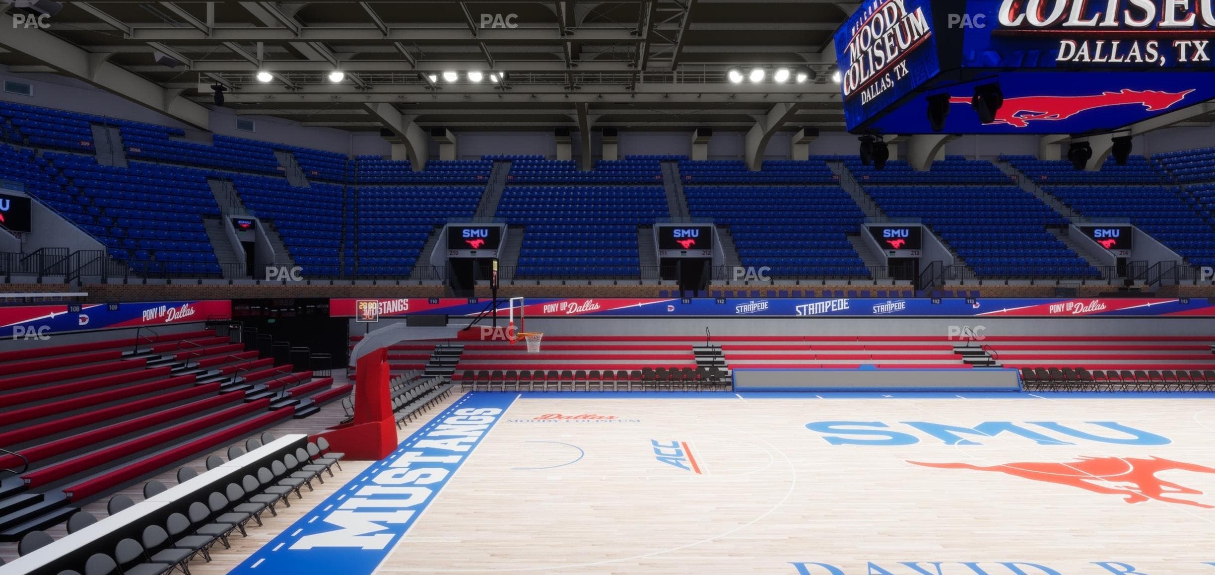 Moody Coliseum - Section Loge 14 Seat View