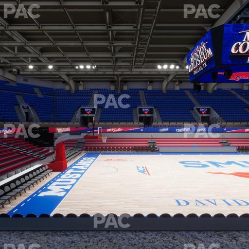 Moody Coliseum - Section Loge 14 Seat View