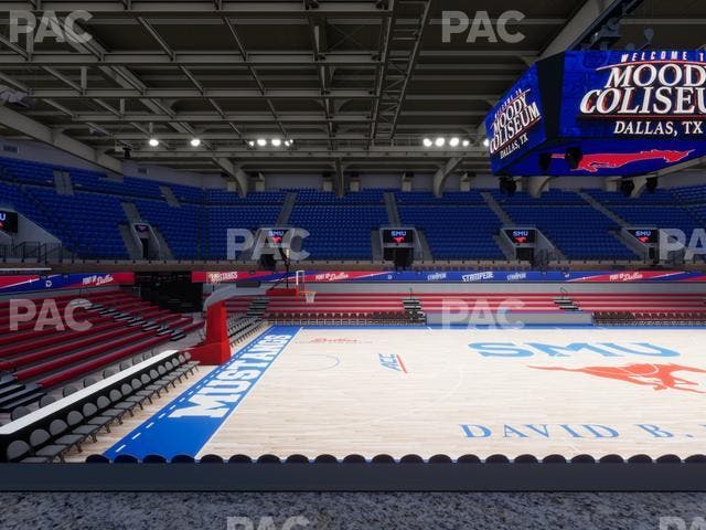 Moody Coliseum - Section Loge 14 Seat View