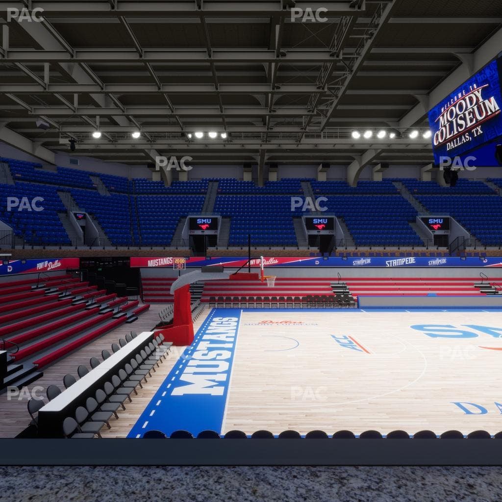Moody Coliseum - Section Loge 15 Seat View