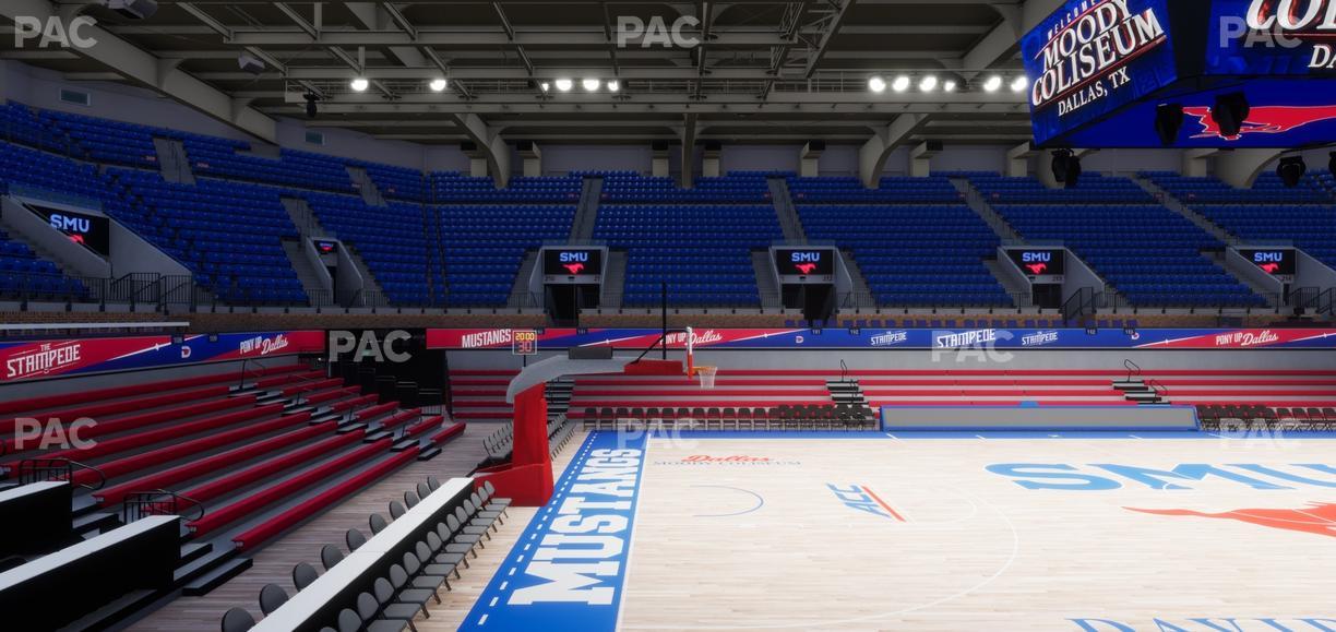 Moody Coliseum - Section Loge 15 Seat View