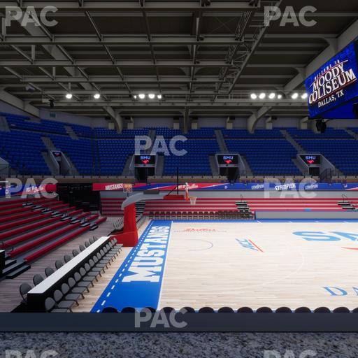 Moody Coliseum - Section Loge 15 Seat View