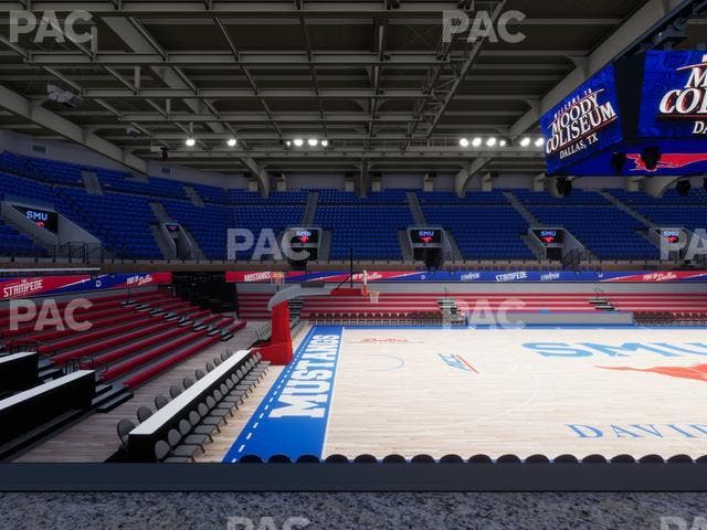 Moody Coliseum - Section Loge 15 Seat View