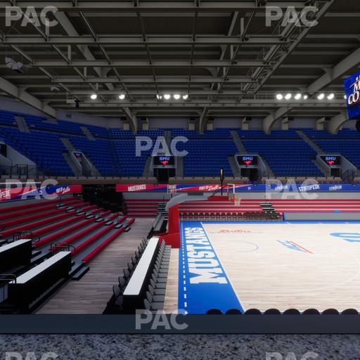 Moody Coliseum - Section Loge 16 Seat View