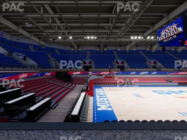 Moody Coliseum - Section Loge 16 Seat View