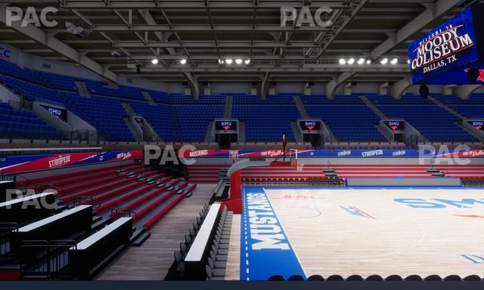 Moody Coliseum - Section Loge 16 Seat View