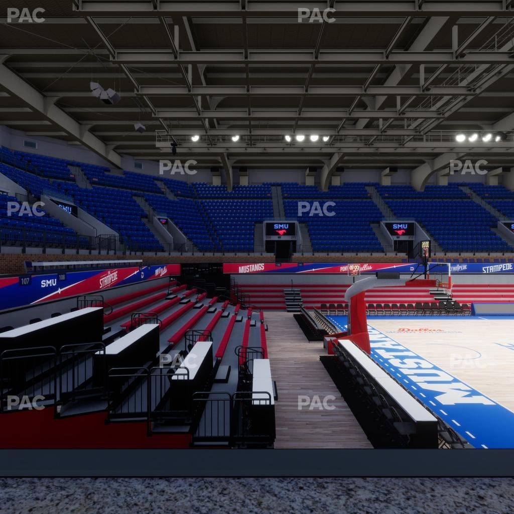 Moody Coliseum - Section Loge 17 Seat View