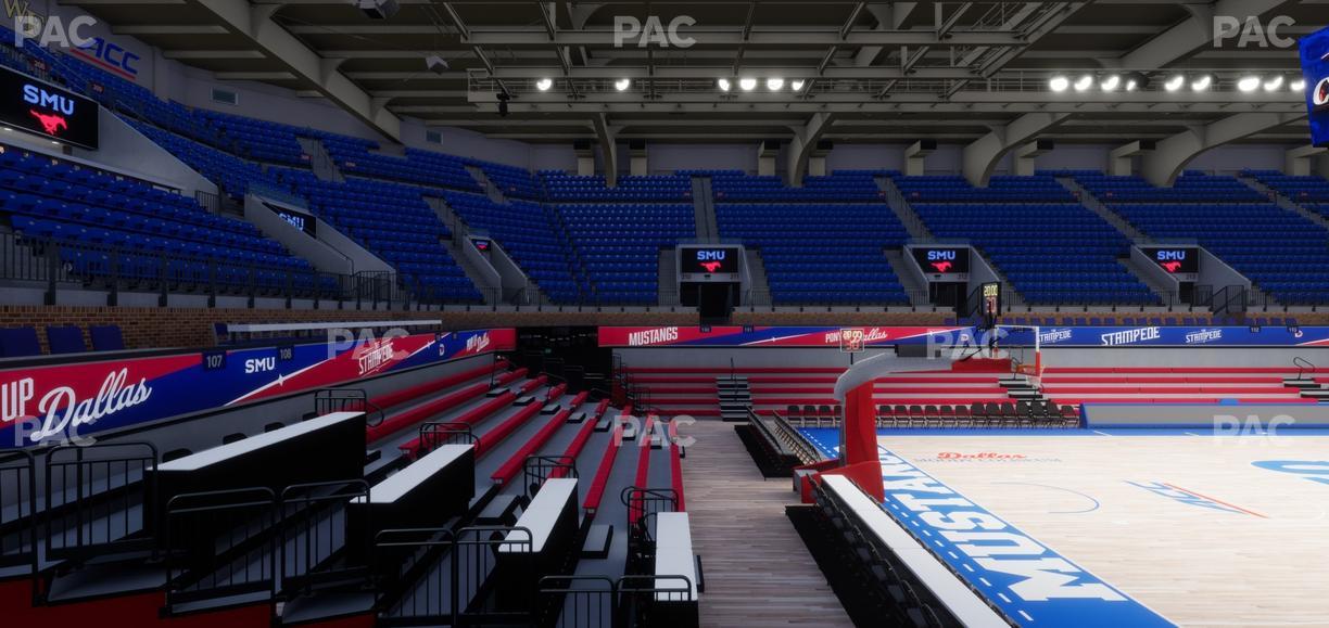 Moody Coliseum - Section Loge 17 Seat View