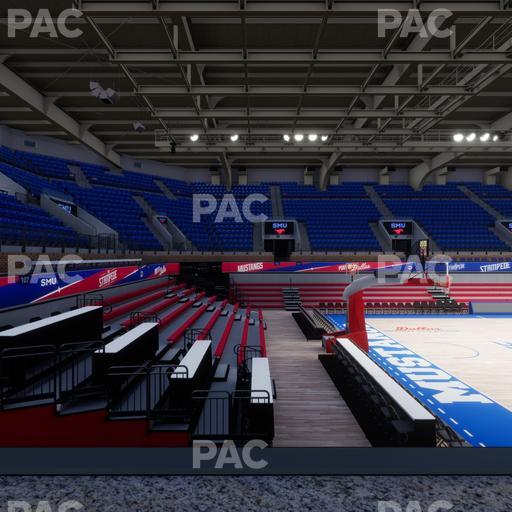 Moody Coliseum - Section Loge 17 Seat View