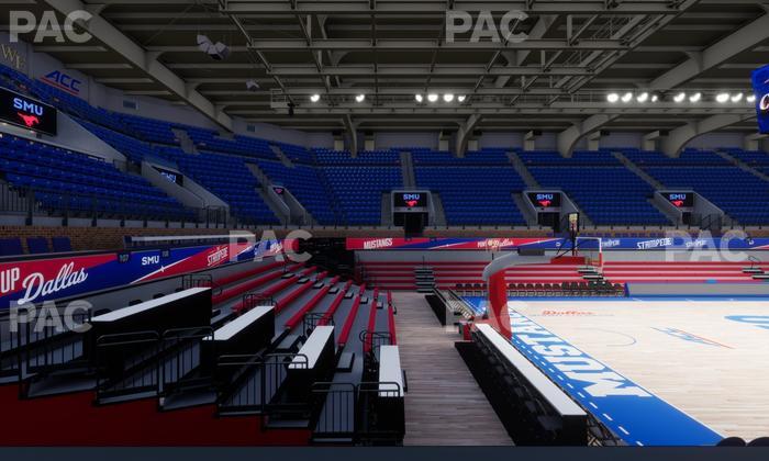 Moody Coliseum - Section Loge 17 Seat View