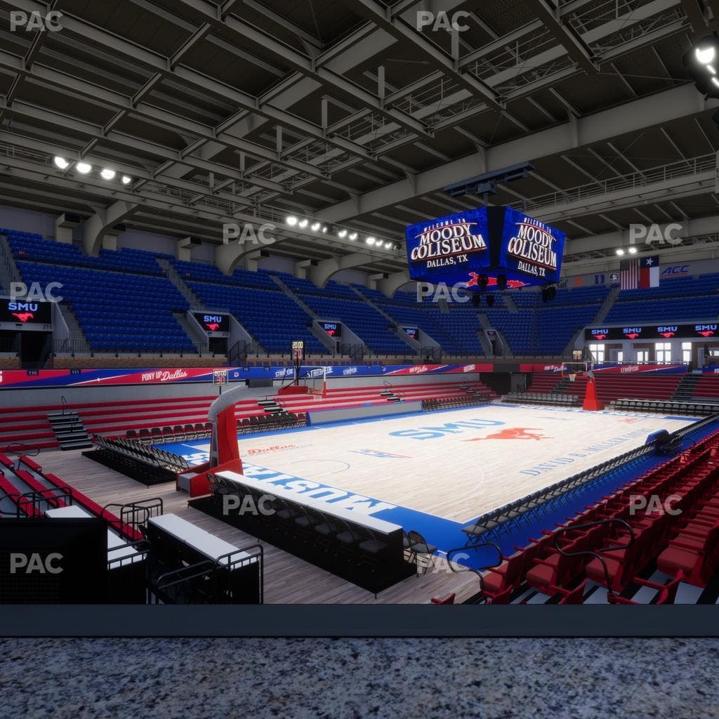 Moody Coliseum - Section Loge 18 Seat View
