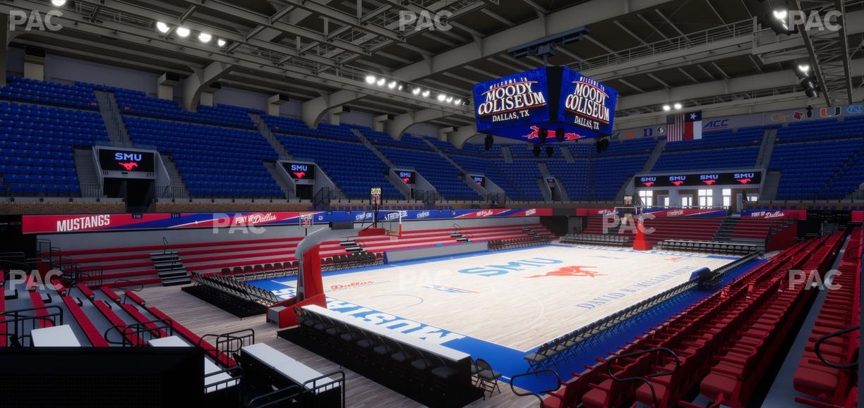 Moody Coliseum - Section Loge 18 Seat View