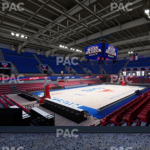 Moody Coliseum - Section Loge 18 Seat View