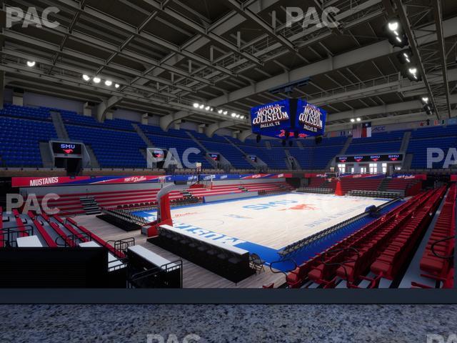 Moody Coliseum - Section Loge 18 Seat View Moody Coliseum - Section Loge 18 Seat View