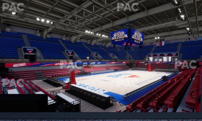 Moody Coliseum - Section Loge 18 Seat View