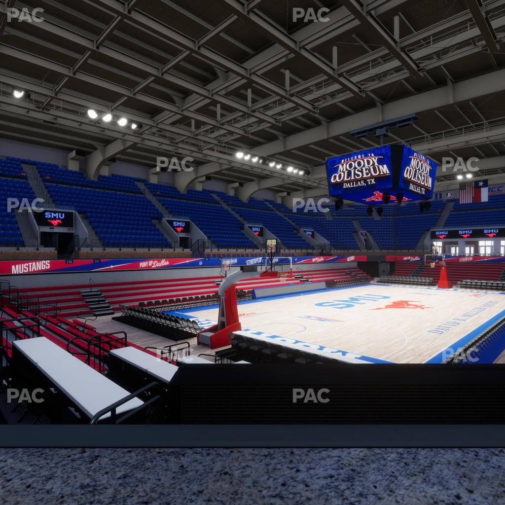 Moody Coliseum - Section Loge 19 Seat View