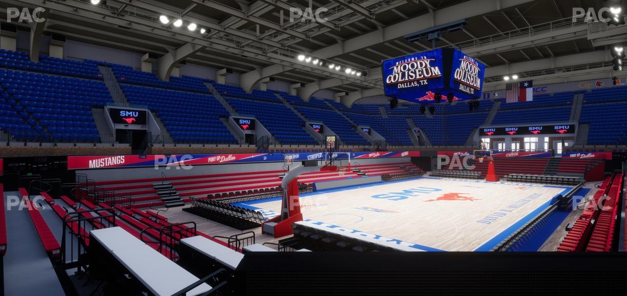 Moody Coliseum - Section Loge 19 Seat View