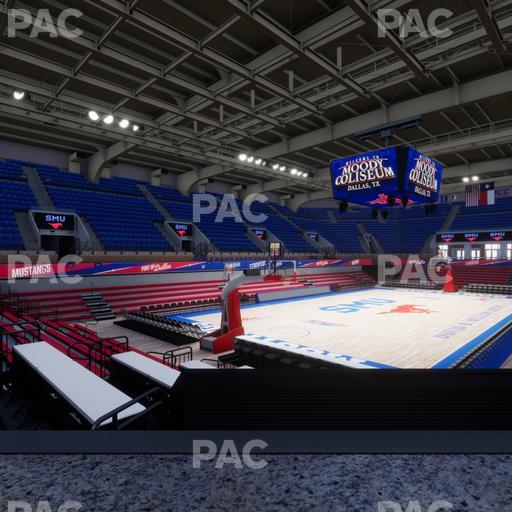 Moody Coliseum - Section Loge 19 Seat View