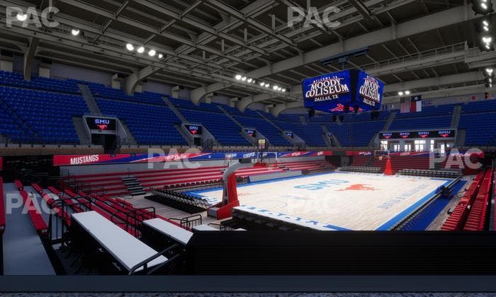 Moody Coliseum - Section Loge 19 Seat View