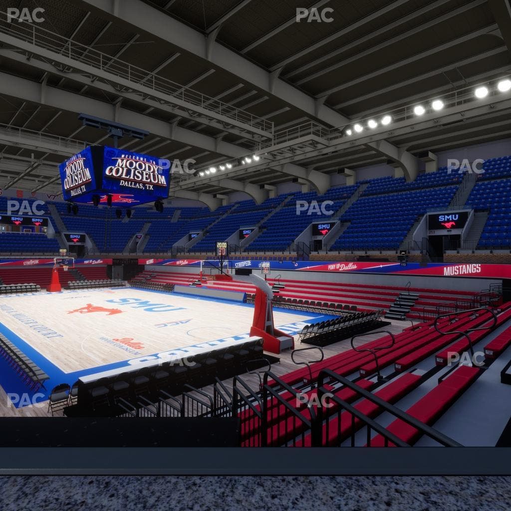 Moody Coliseum - Section Loge 2 Seat View