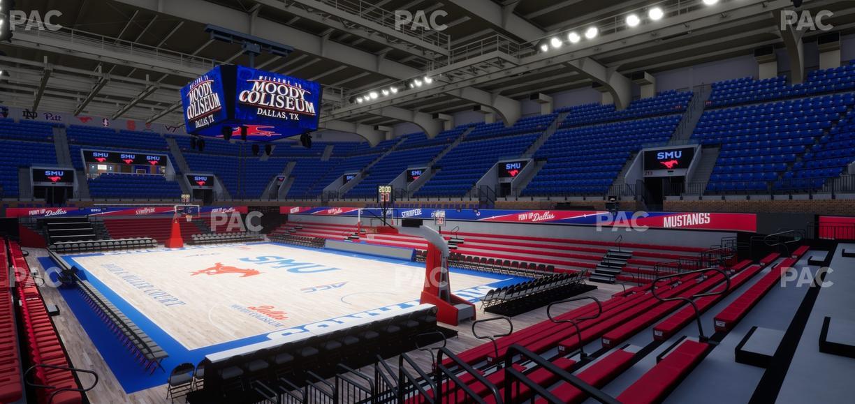 Moody Coliseum - Section Loge 2 Seat View