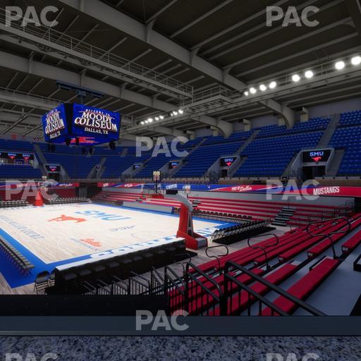 Moody Coliseum - Section Loge 2 Seat View