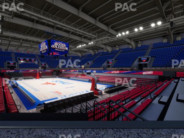 Moody Coliseum - Section Loge 2 Seat View Moody Coliseum - Section Loge 2 Seat View